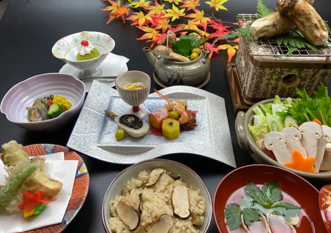 松茸会席