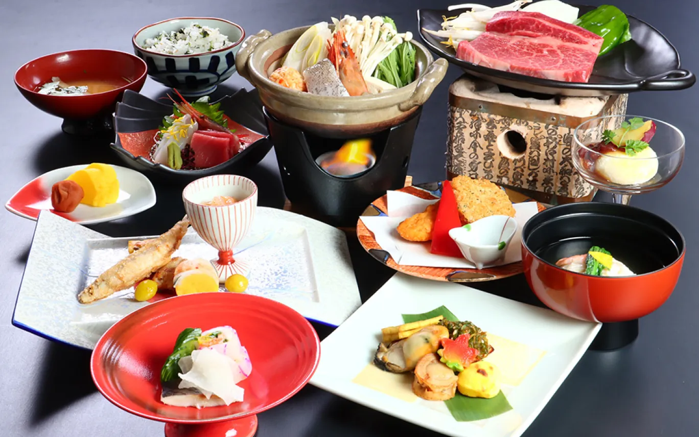 グレードアップ会席料理