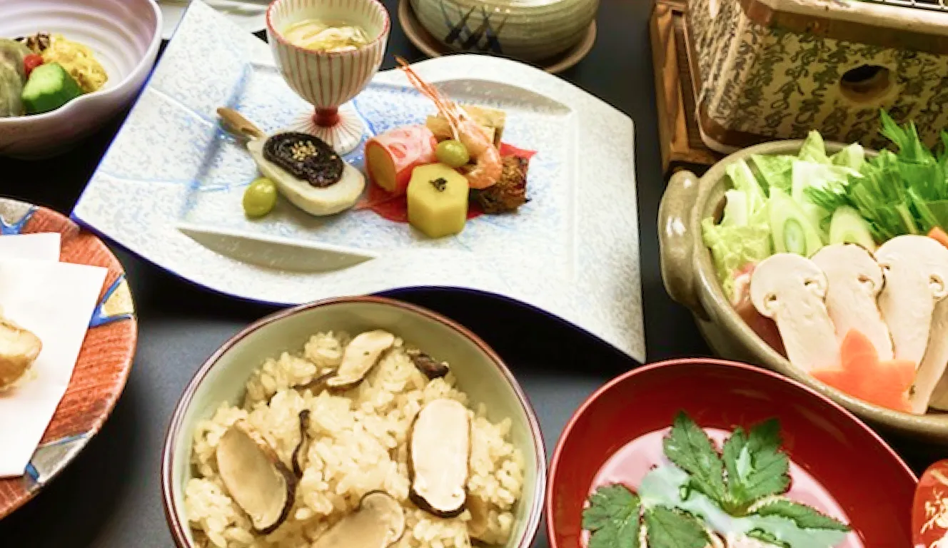 ホテルあさひ館の会席料理